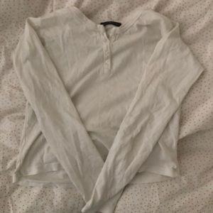 Brandy Melville white long sleeve